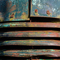 Rusty Grill of a Chevrolet Truck
